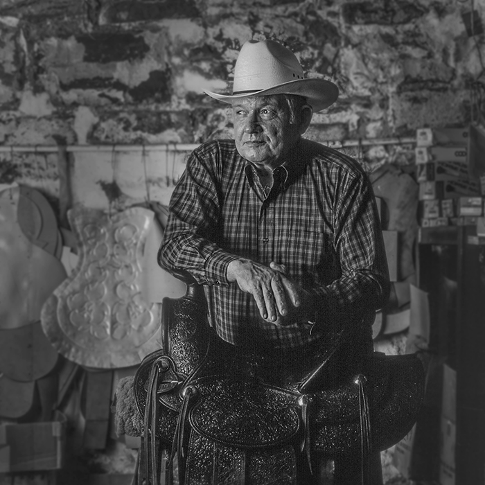 Don King, Saddlemaker, Sheridan, Wyoming 2002