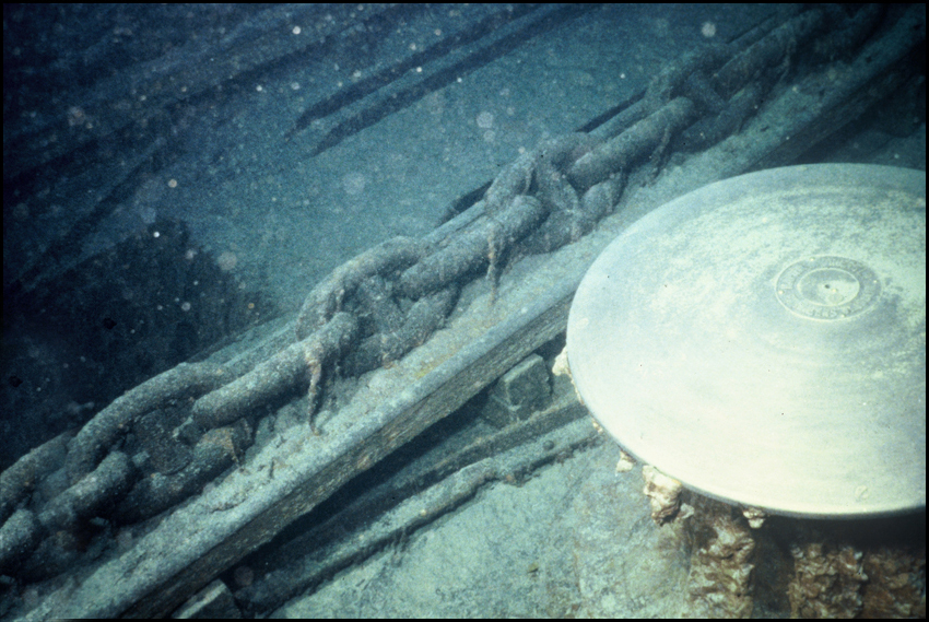 Titanic Expedition - Capstan and Anchor chain
