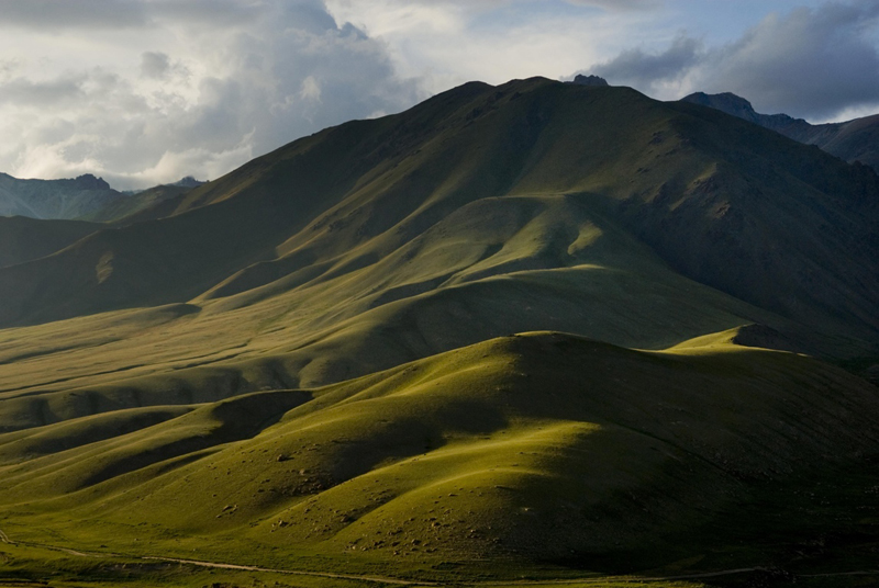 Landscape near Son-Kul Lake, Kyrgyzstan