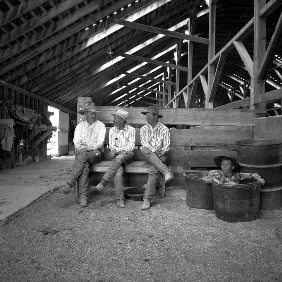 Three Men and a Tub Kent Kraven, Fritz Merek, Randy Ritsema, and Grant Groves TS Ranch, NV